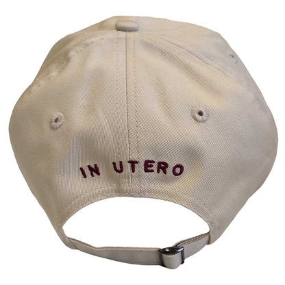 Nirvana Unisex Baseball Cap: Text Logo in Utero Baseballpet