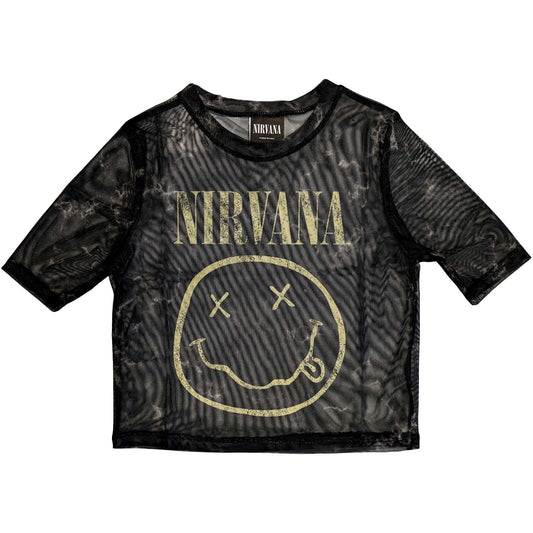 Een foto van een Crop Top van Nirvana.