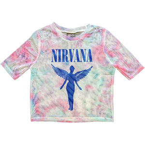 Een foto van een Crop Top van Nirvana.