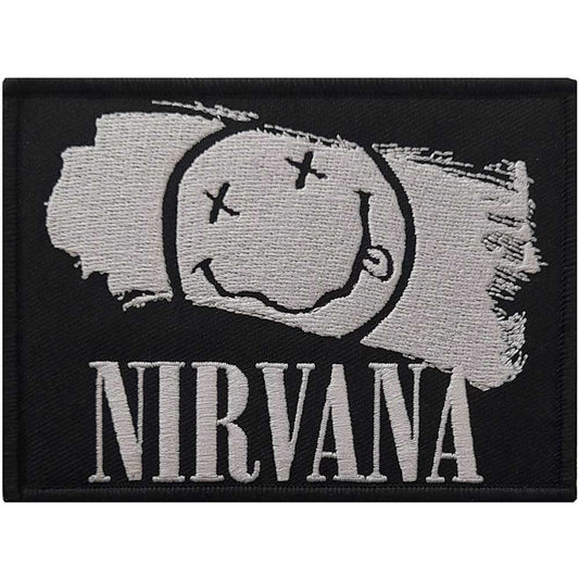 Nirvana Standard Patch: Happy Face Paint Standaard patch