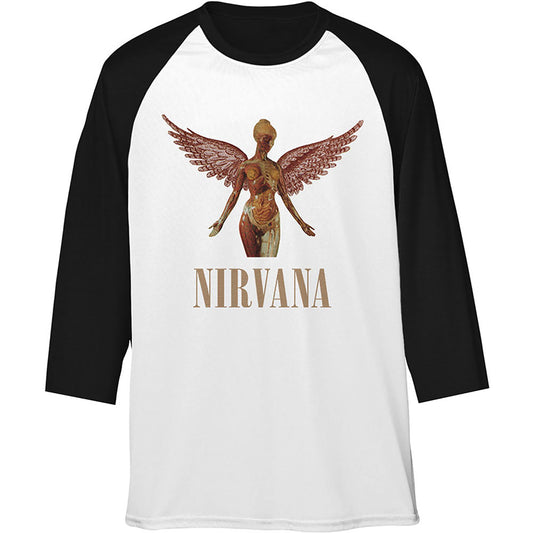 Nirvana Unisex Raglan T-Shirt: Triangle in Utero Raglan T-Shirt