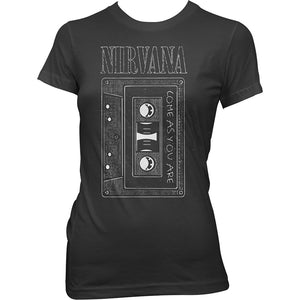 Nirvana Ladies T-Shirt: As You Are Tape T-Shirt