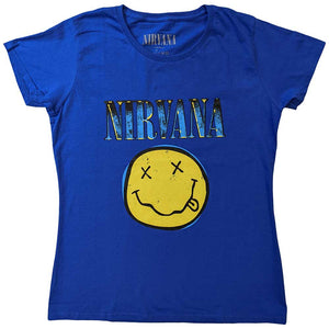 Nirvana Unisex T-Shirt: Xerox Happy Face T-Shirt