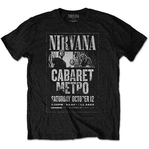 Nirvana Unisex T-Shirt: Cabaret Metro T-Shirt