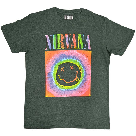 Nirvana Unisex T-Shirt: Happy Face Glow Box T-Shirt