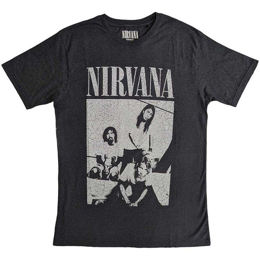 Nirvana Unisex T-Shirt: Sitting (Distressed) T-Shirt