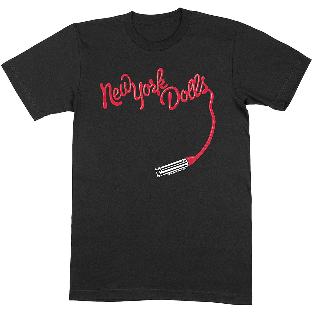 New York Dolls Unisex T-Shirt: Lipstick Logo T-Shirt