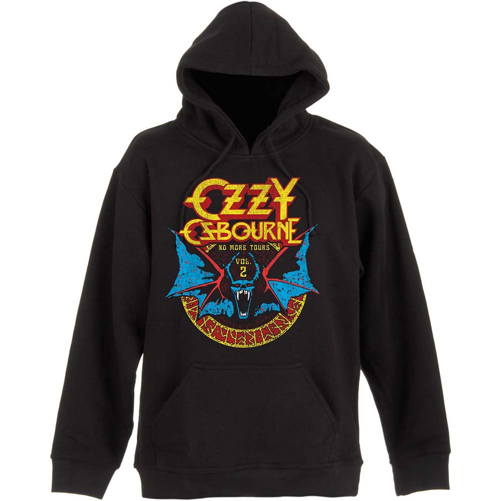 Ozzy Osbourne Unisex Pullover Hoodie: Bat Circle Trui met capuchon