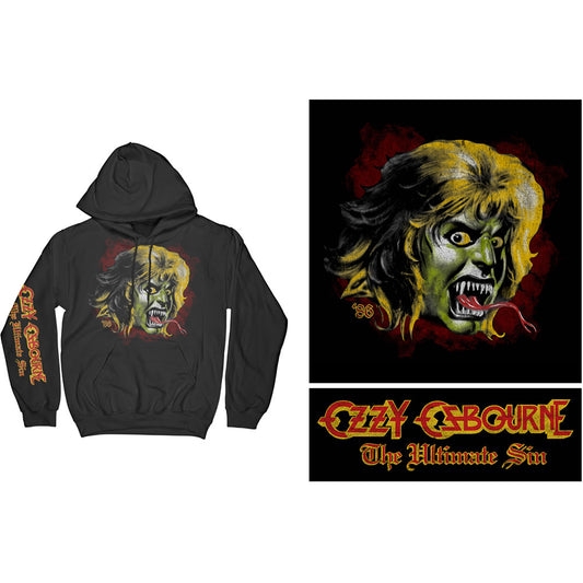 Ozzy Osbourne Unisex Pullover Hoodie: Ozzy Demon Trui met capuchon