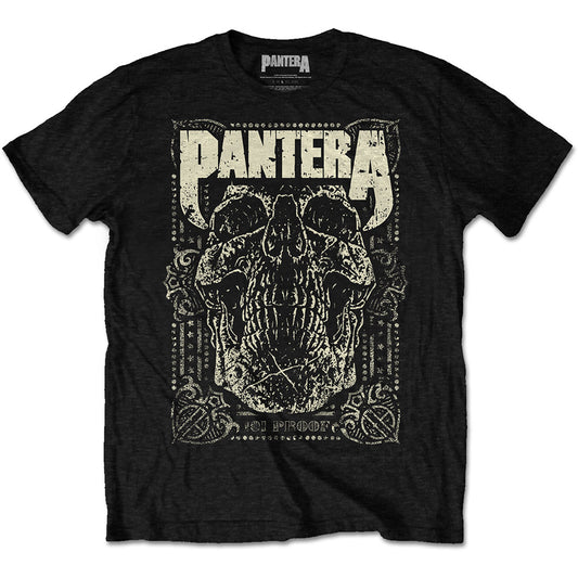 Pantera Unisex T-Shirt: 101 Proof Skull T-Shirt