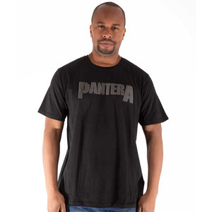 Pantera Unisex Hi-Build T-Shirt: Leaf Skull Hi-Build T-Shirt