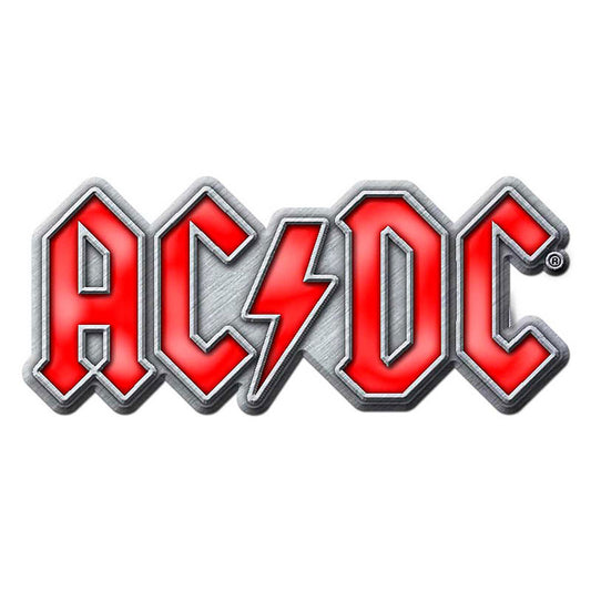 AC/DC Pin Badge: Red Logo (Enamel In-Fill) Speld