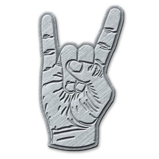 Generic Pin Badge: Devil Horns (Die-Cast Relief) Speld