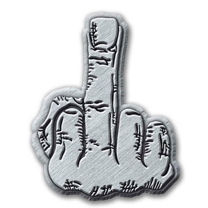 Generic Pin Badge: Finger (Die-Cast Relief) Speld