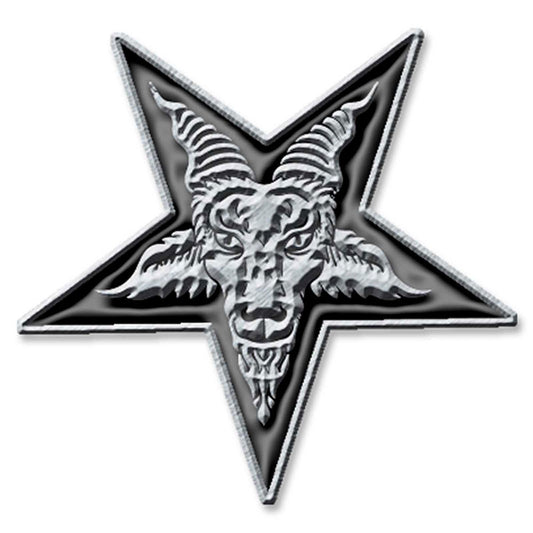 Generic Pin Badge: Pentagram (Enamel In-Fill) Speld