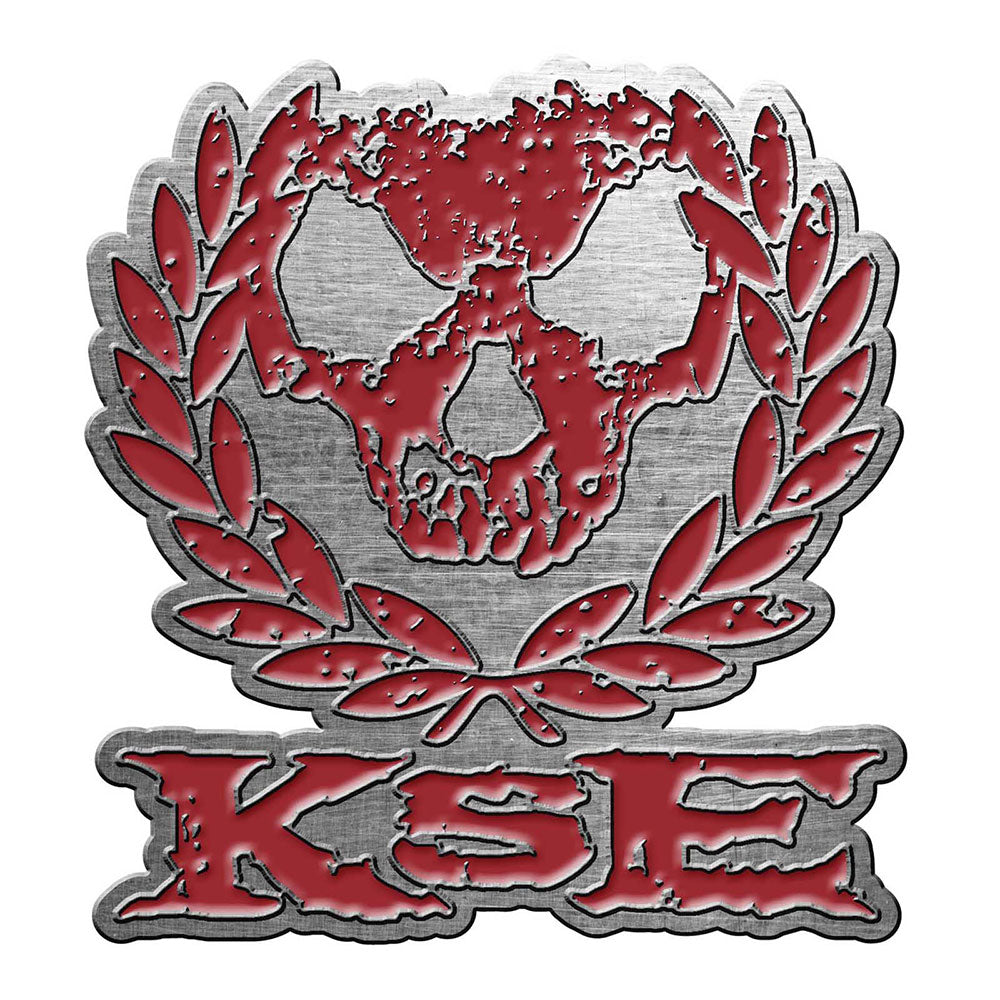 Killswitch Engage Pin Badge: Skull Wreath (Enamel In-Fill) Speld