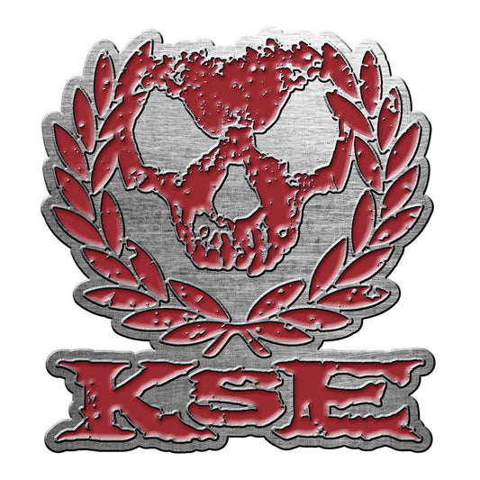 Killswitch Engage Pin Badge: Skull Wreath (Enamel In-Fill) Speld