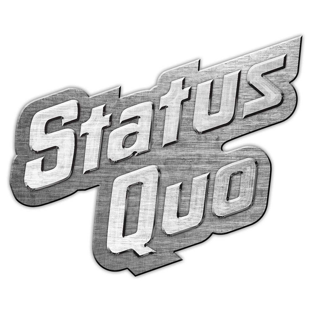 Status Quo Pin Badge: Logo (Die-Cast Relief) Speld