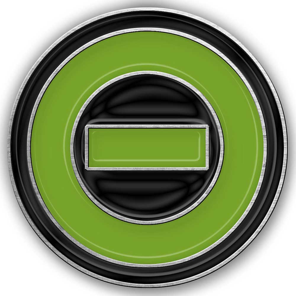 Type O Negative Pin Badge: Negative Symbol (Enamel In-Fill) Speld