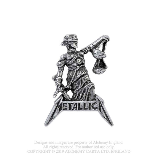 Metallica Pin Badge: Justice For All Speld