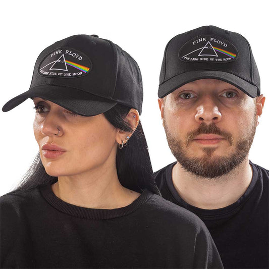 Pink Floyd Unisex Baseball Cap: The Dark Side of the Moon Black Border Baseballpet