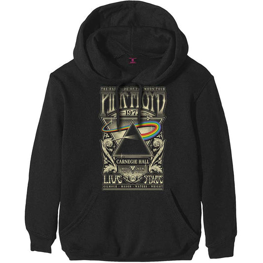 Pink Floyd Unisex Pullover Hoodie: Carnegie Hall Poster Trui met capuchon