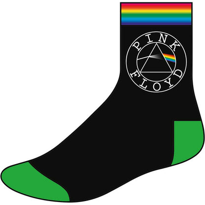 Pink Floyd Unisex Ankle Socks: Circle Logo (UK Size 7 - 11) Enkelsokken