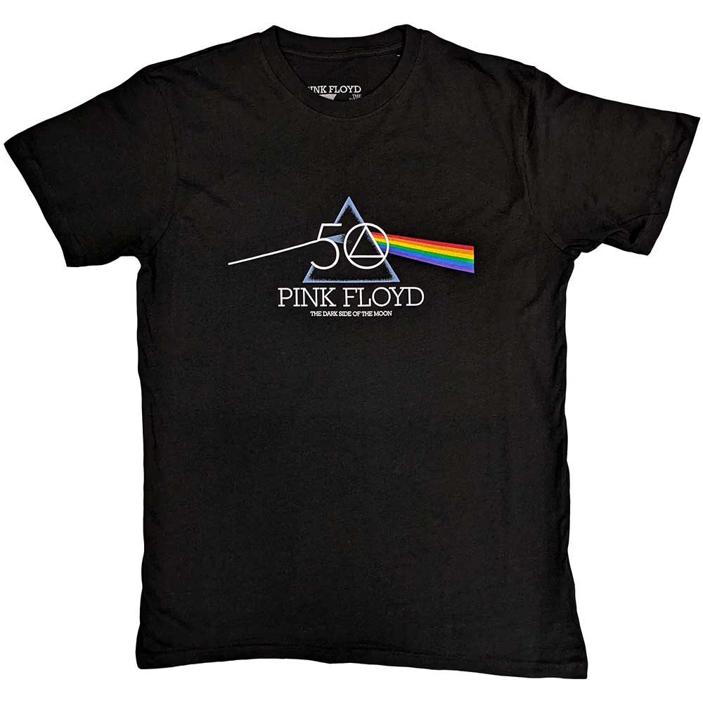 Pink Floyd Unisex T-Shirt: 50th Prism Logo T-Shirt