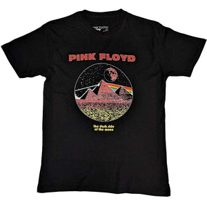Pink Floyd Unisex T-Shirt: Vintage Pyramids T-Shirt