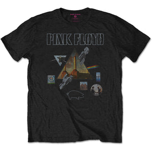 Pink Floyd Unisex T-Shirt: Montage T-Shirt
