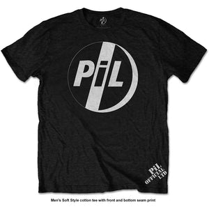 PIL (Public Image Ltd) Unisex T-Shirt: White Logo T-Shirt