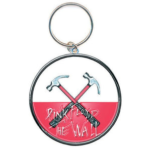 Pink Floyd Keychain: The Wall Hammers Logo (Enamel In-fill) Sleutelhanger