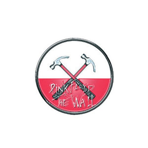 Een foto van een Pin Badge van Pink Floyd.