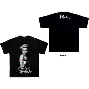 Een foto van een T-Shirt van Pink.
