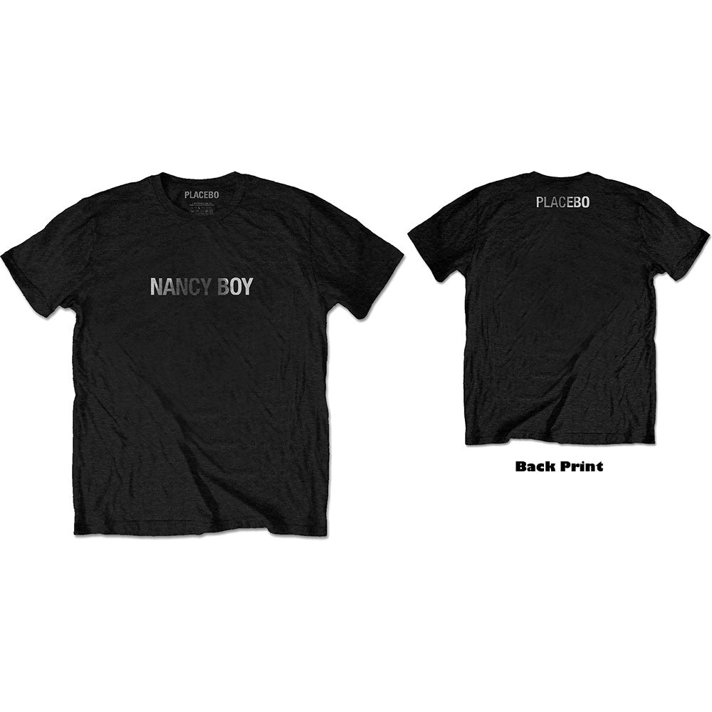 Placebo Unisex T-Shirt: Nancy Boy (Back Print) T-Shirt