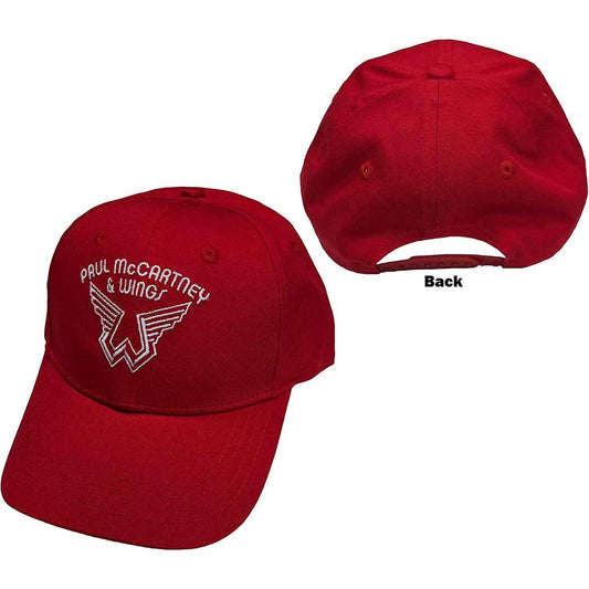 Paul McCartney Unisex Baseball Cap: Wings Logo Baseballpet