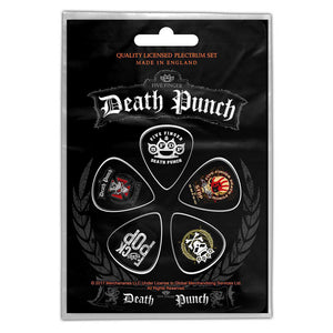 Five Finger Death Punch Plectrum Pack: Logos Set plectrums