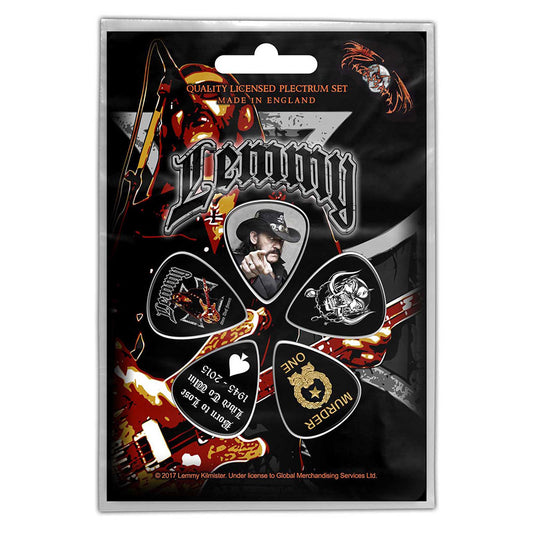 Lemmy Plectrum Pack: Stone Death Forever Set plectrums