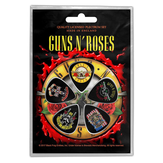 Guns N' Roses Plectrum Pack: Bullet Logo Set plectrums