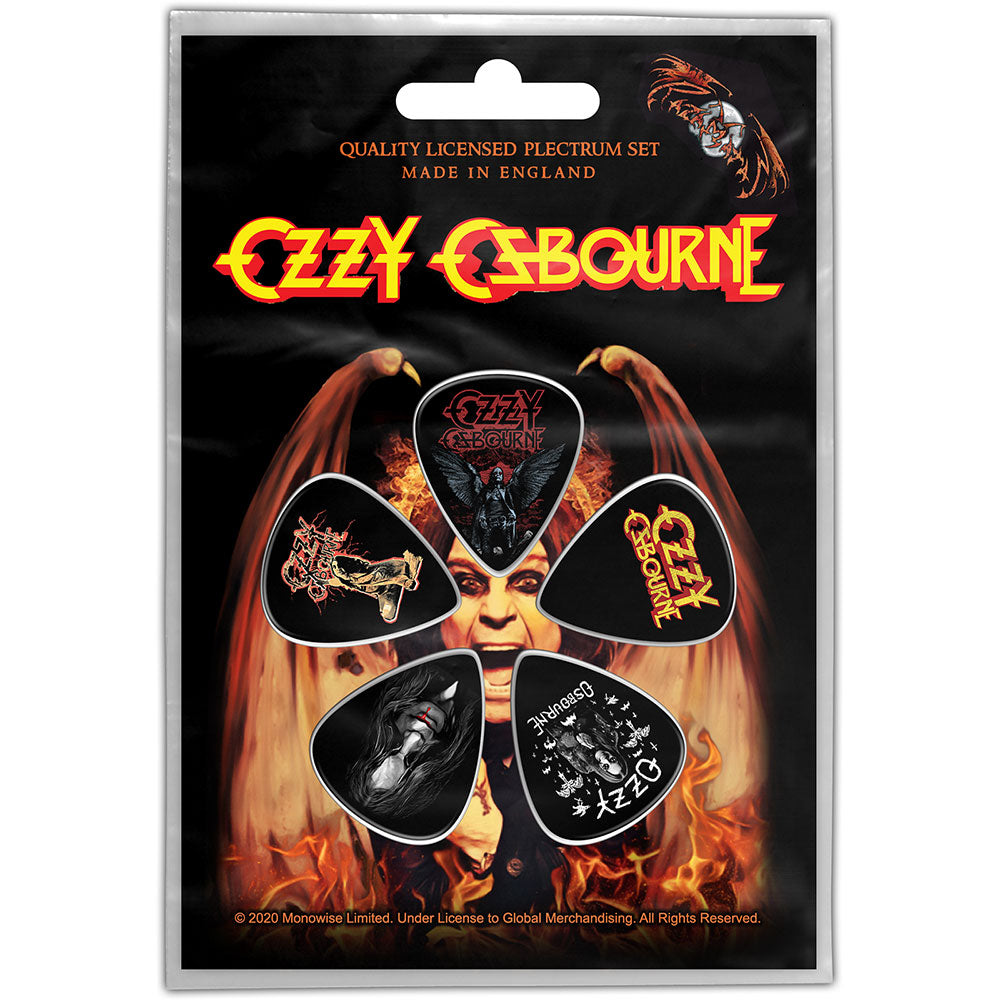 Ozzy Osbourne Plectrum Pack: Ordinary Man Set plectrums
