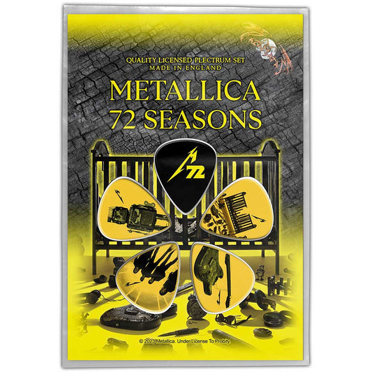 Metallica Plectrum Pack: 72 Seasons Set plectrums