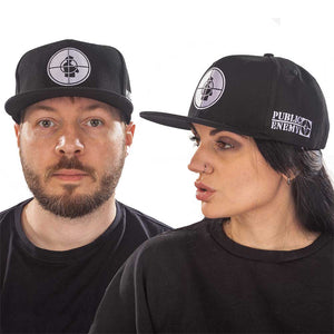 Public Enemy Unisex Snapback Cap: Solid Target Snapback-pet