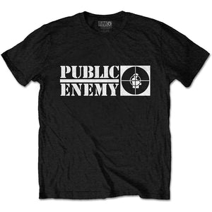 Public Enemy Unisex T-Shirt: Crosshairs Logo T-Shirt