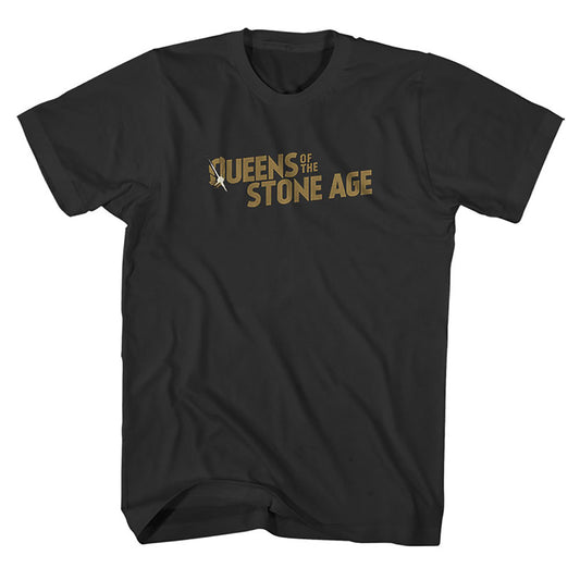 Queens Of The Stone Age Unisex T-Shirt: Bullet Shot Logo T-Shirt
