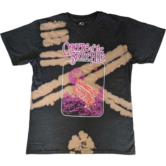 Queens Of The Stone Age Unisex T-Shirt: Planet Frame (Wash Collection) T-Shirt