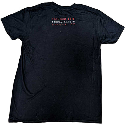 Queens Of The Stone Age Unisex T-Shirt: Prague 2018 (Back Print) (Ex-Tour) T-Shirt