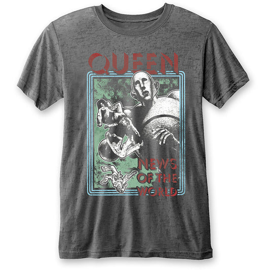 Queen Unisex T-Shirt: News of the World (Burnout) T-Shirt