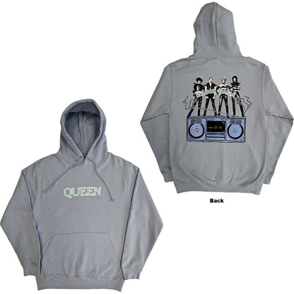 Queen Unisex Pullover Hoodie: Radio Ga Ga (Back Print) Trui met capuchon