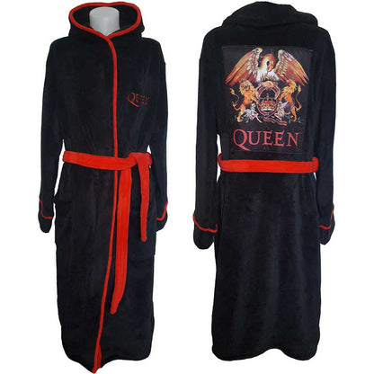 Queen Unisex Bathrobe: Classic Crest (Small - Medium) Bathrobe