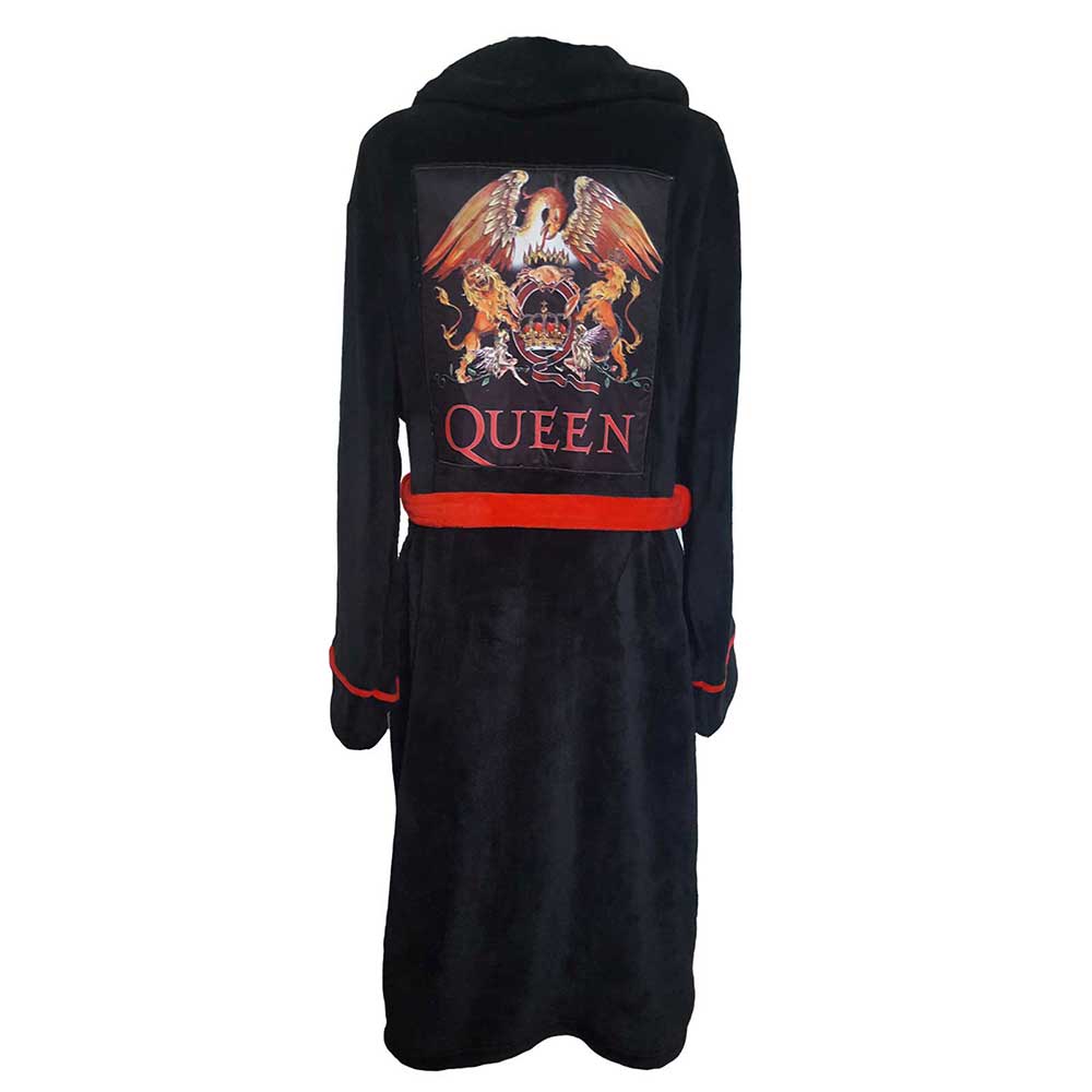 Queen Unisex Bathrobe: Classic Crest (Small - Medium) Bathrobe